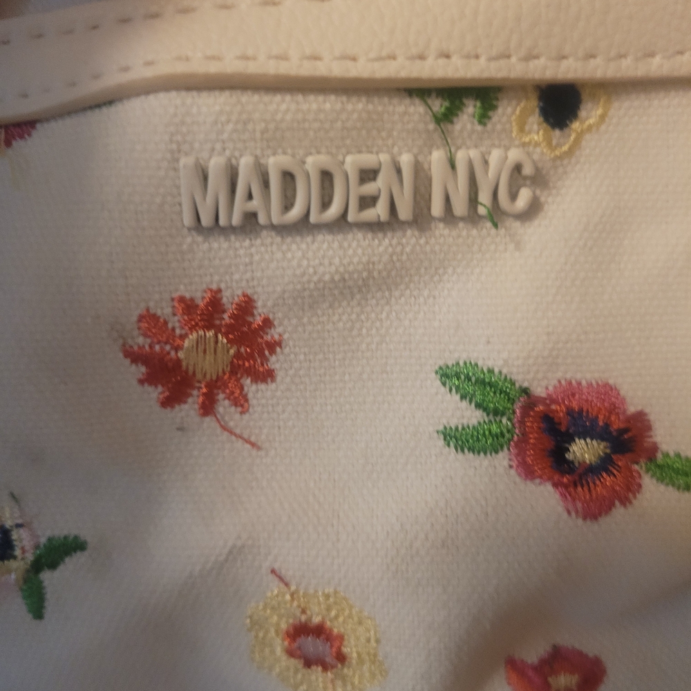 Floral Women's Backpack - White